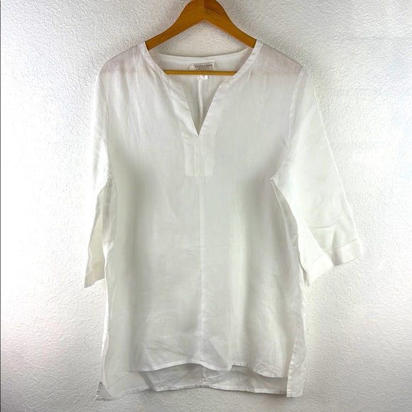 Eileen Fisher Other - Perfect Eileen Fisher x Garnet Hill Sleepware 100% linen shirt dress